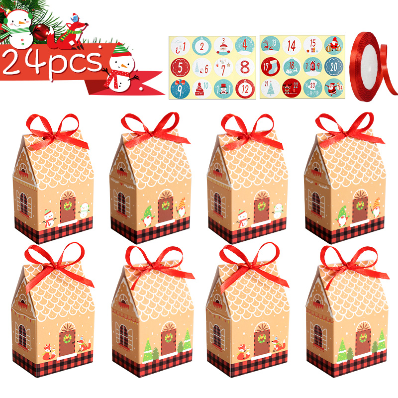 24Sets Christmas Advent Calend - đánh giá và giá Advent Calendar Gift
