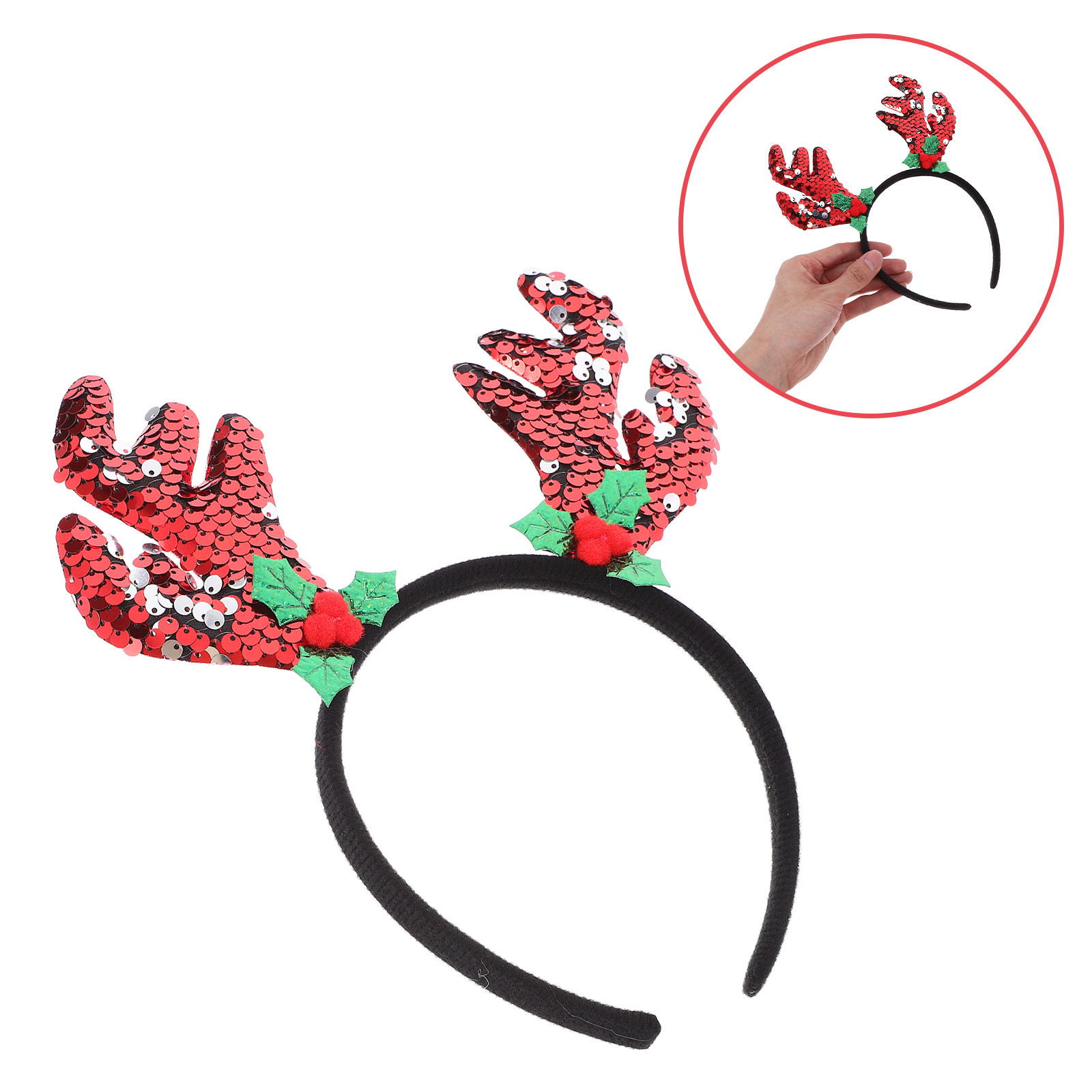 Reindeer Antler Headband Xmas  - đánh giá và giá Reindeer Antlers Headband