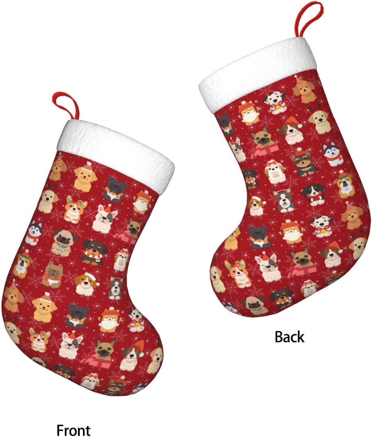 Cute Christmas Dogs Christmas  - đánh giá và giá Christmas Stocking Hanging