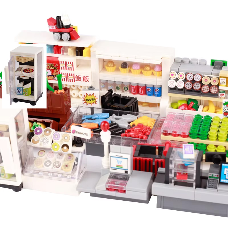 MOC City Food Building Blocks  - đánh giá và giá Lego Set City