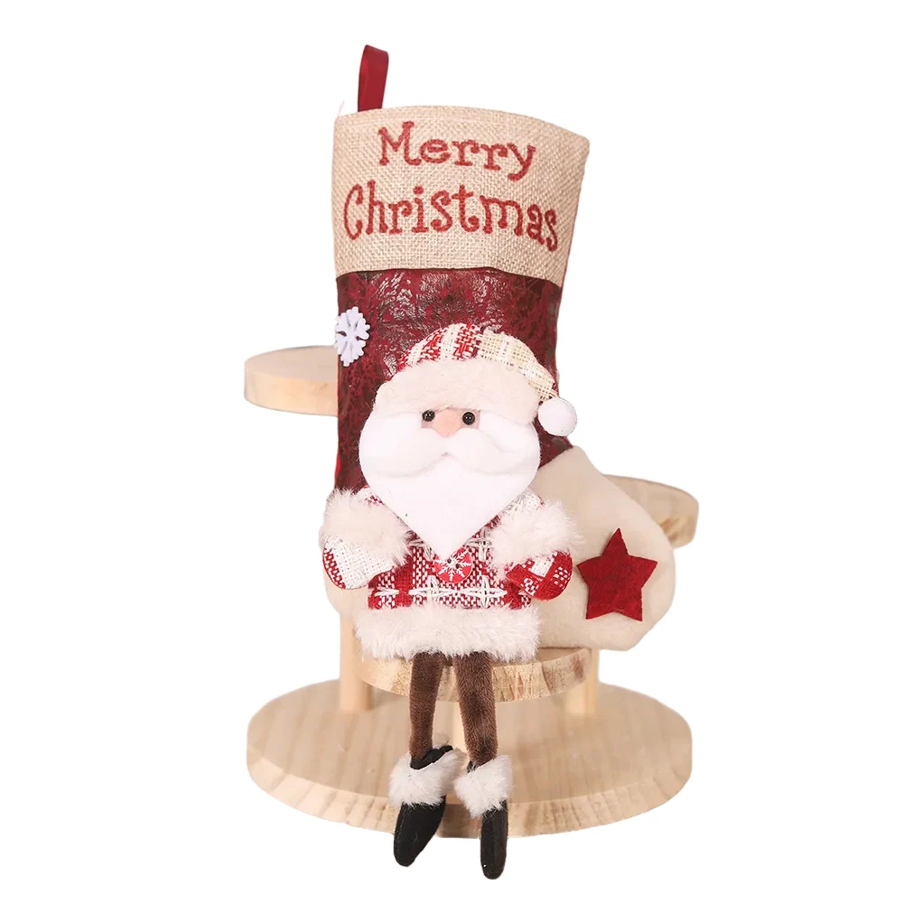 Large Santa Christmas Stocking - đánh giá và giá Christmas Stocking Hanging