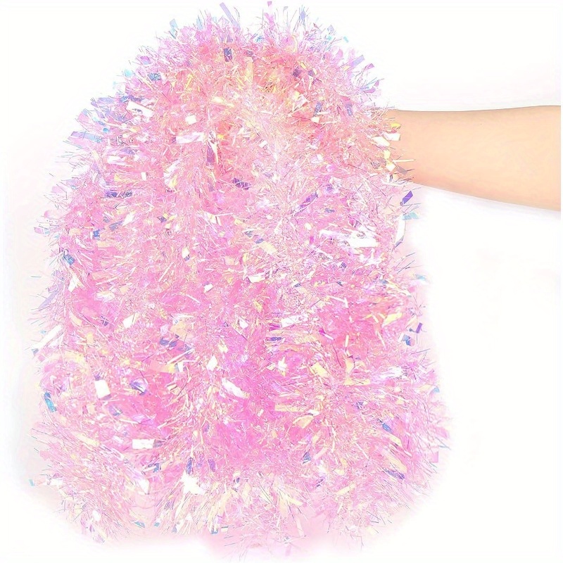 13Ft Pink Christmas Tinsel Gar - đánh giá và giá Tinsel Garland Decoration