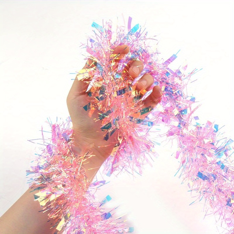 13Ft Pink Christmas Tinsel Gar - đánh giá và giá Tinsel Garland Decoration