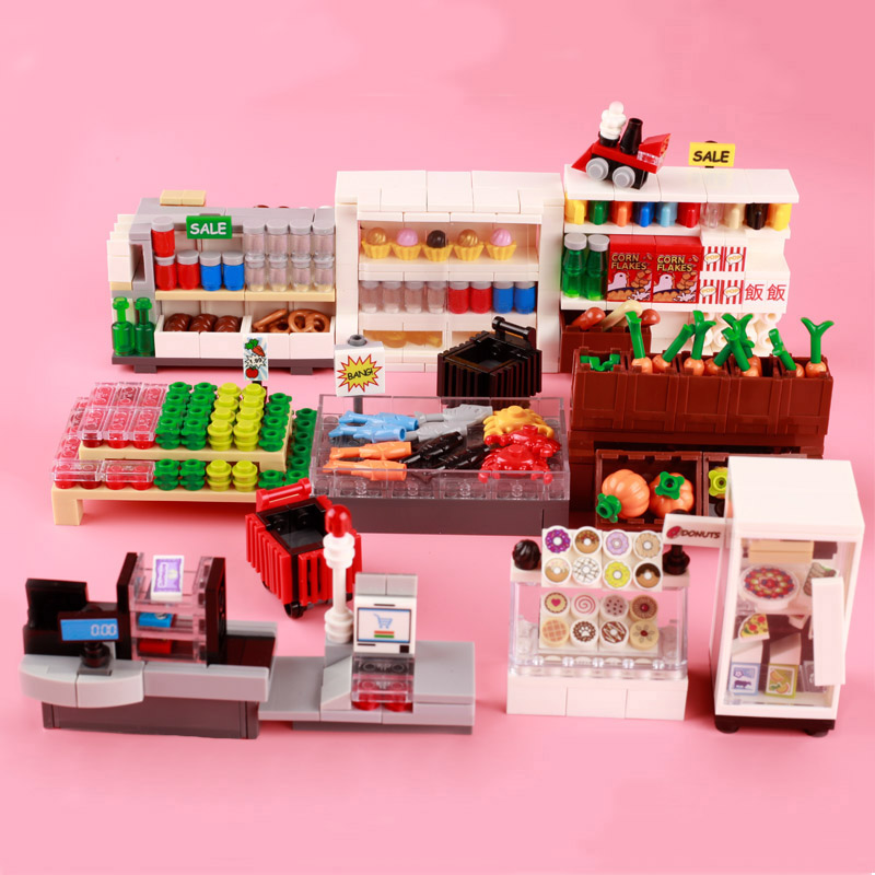 MOC City Supermarket Building  - đánh giá và giá Lego Set Creator