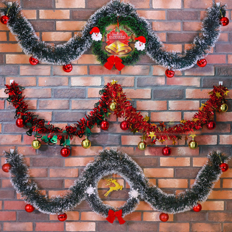 1/3/5PCS 2M Metallic Green Whi - đánh giá và giá Tinsel Garland Decoration
