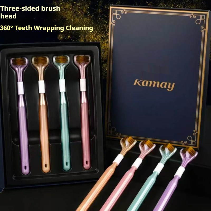 4-piece set of toothbrushes in - đánh giá và giá Gift Box Wrap Set
